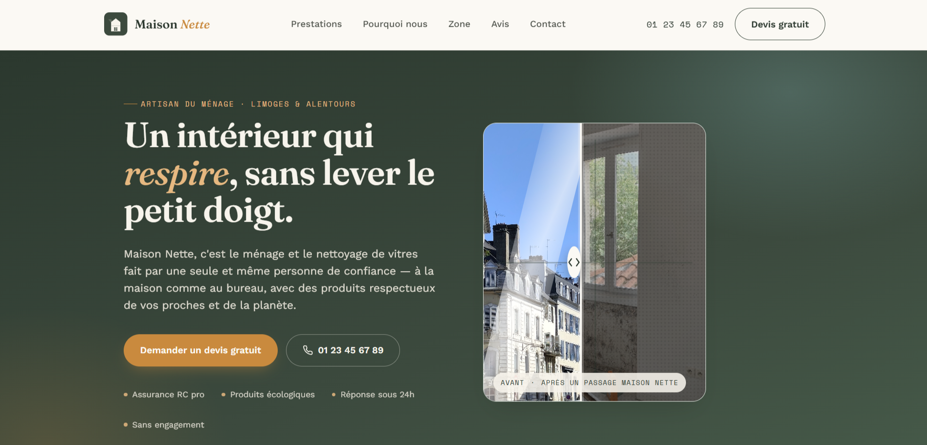 entreprise de nettoyage